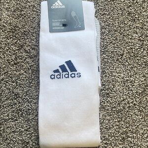 Adidas Men's White Crew Athletic Socks